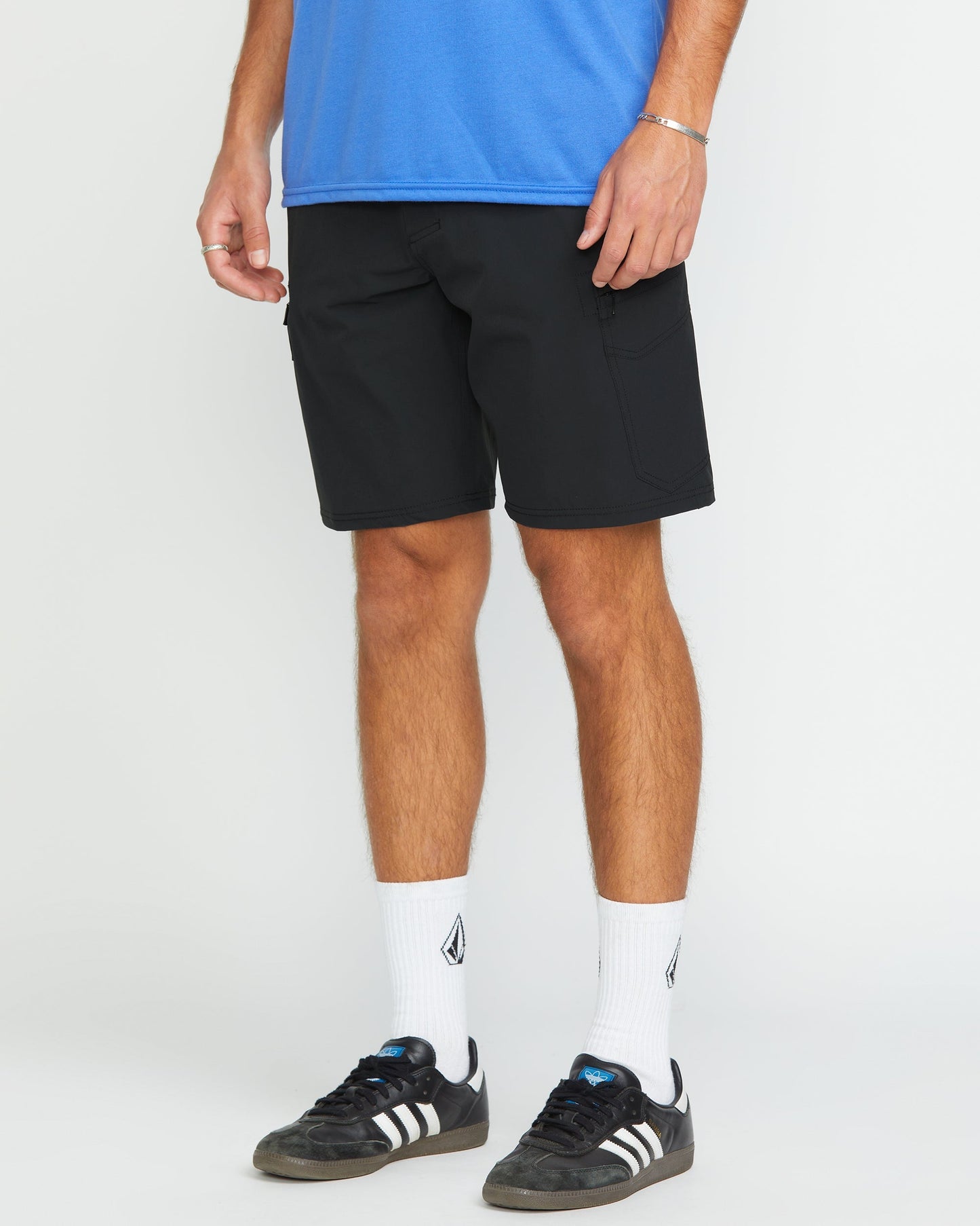 Short Hybride Cashed In Cargo 20" - BLACK