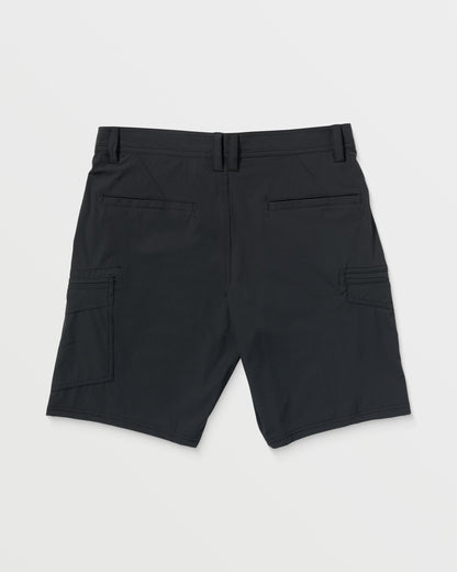Short Hybride Cashed In Cargo 20" - BLACK