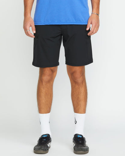 Short Hybride Cashed In Cargo 20" - BLACK