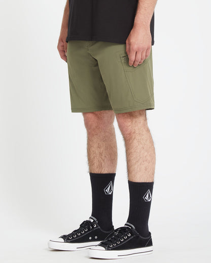Cashed In Cargo 20" Hybrid Shorts - WINTERMOSS