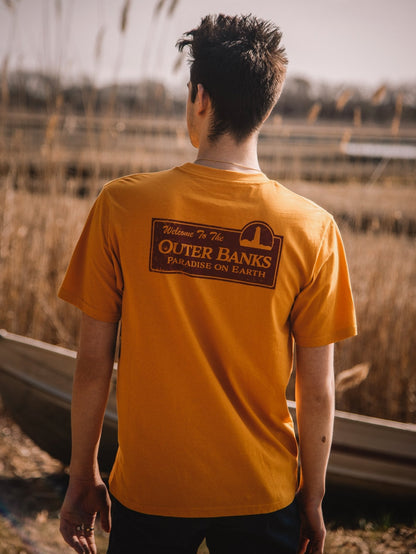 OBX Pope Kompass T-Shirt - VINTAGE GOLD
