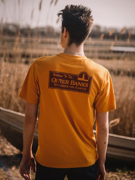 T-shirt OBX Pope Compass - VINTAGE GOLD