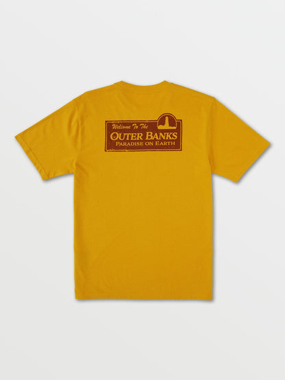 OBX Pope Kompass T-Shirt - VINTAGE GOLD