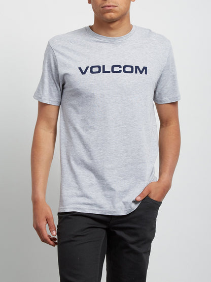 Crisp Euro Short Sleeve T-Shirt - Heather Grey