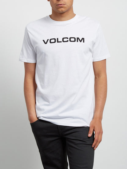 Crisp Euro Kurzarm-T-Shirt - Weiß