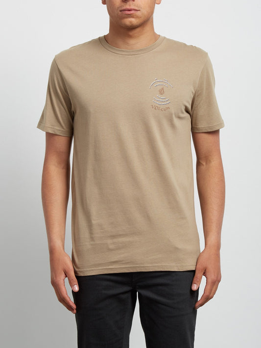 Comes Around Kurzarm-T-Shirt - Sandbraun