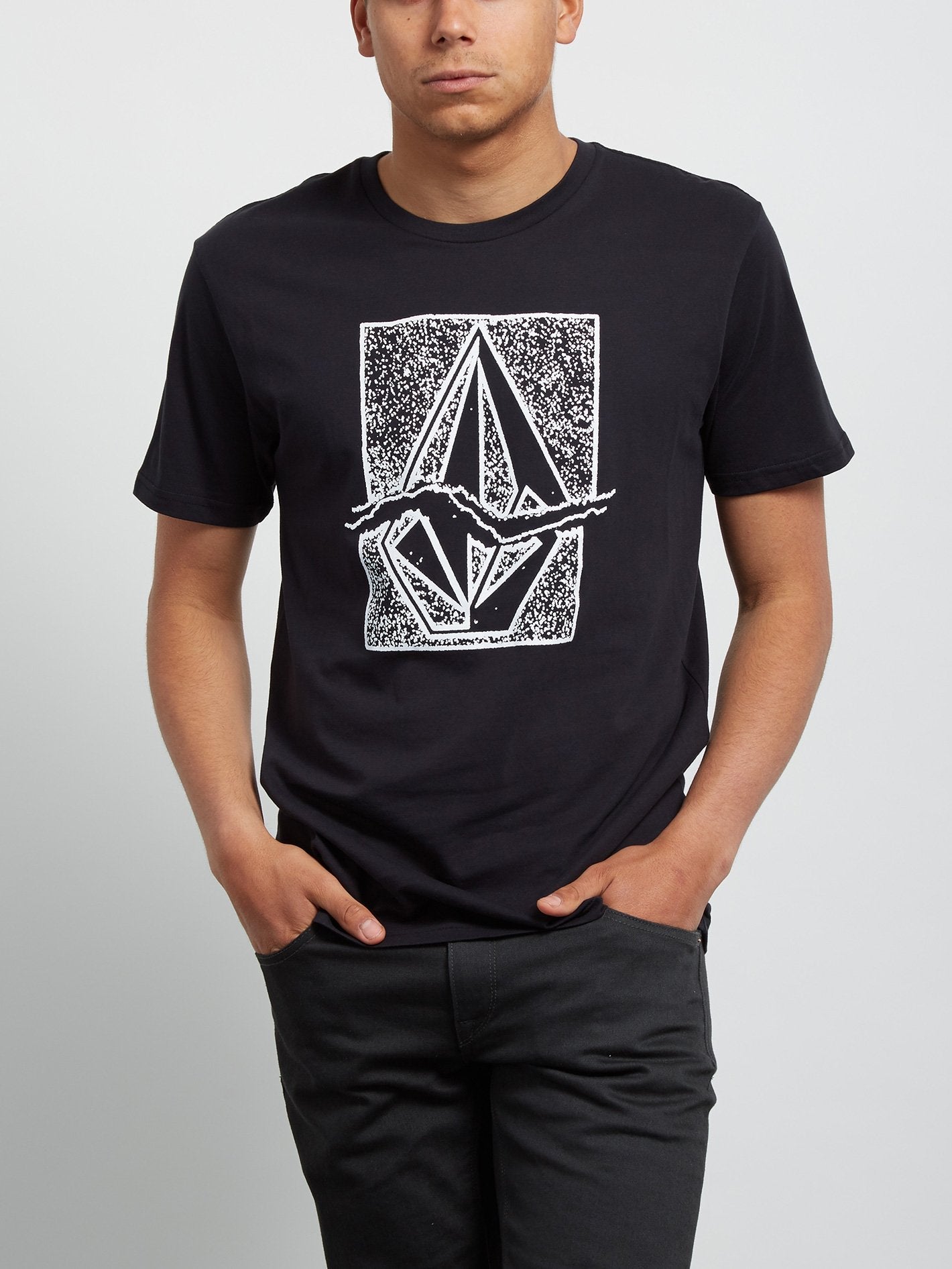 Rip Stone Short Sleeve T-Shirt - Black
