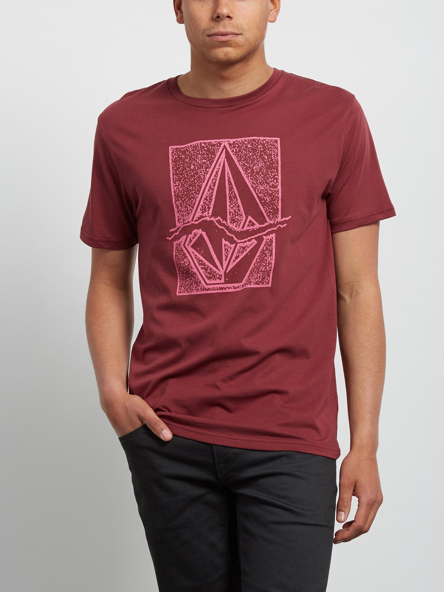 T-shirt à manches courtes Rip Stone - Crimson