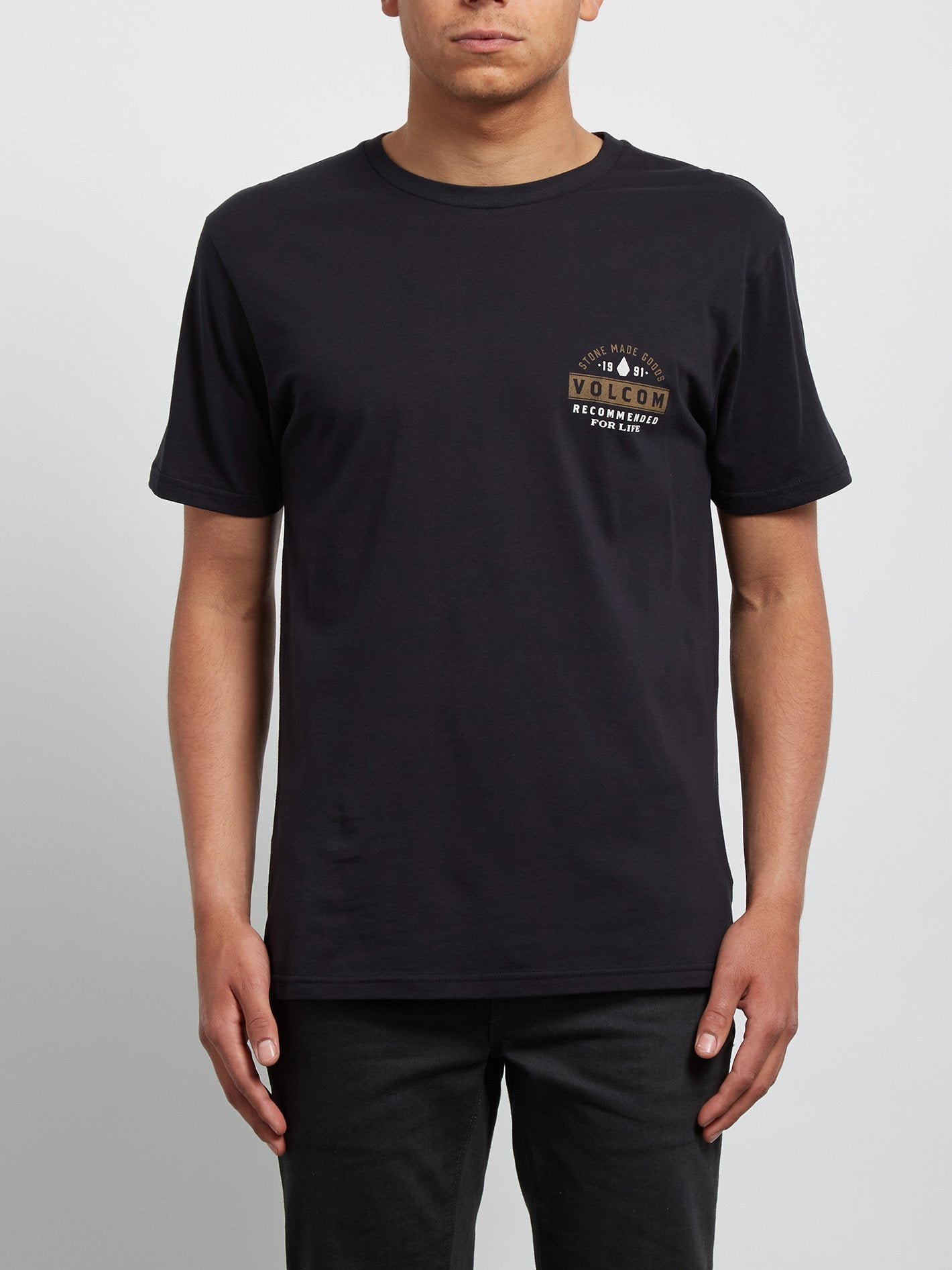 T-shirt à manches courtes Barred - Black