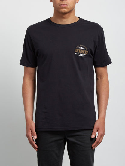 T-shirt à manches courtes Barred - Black