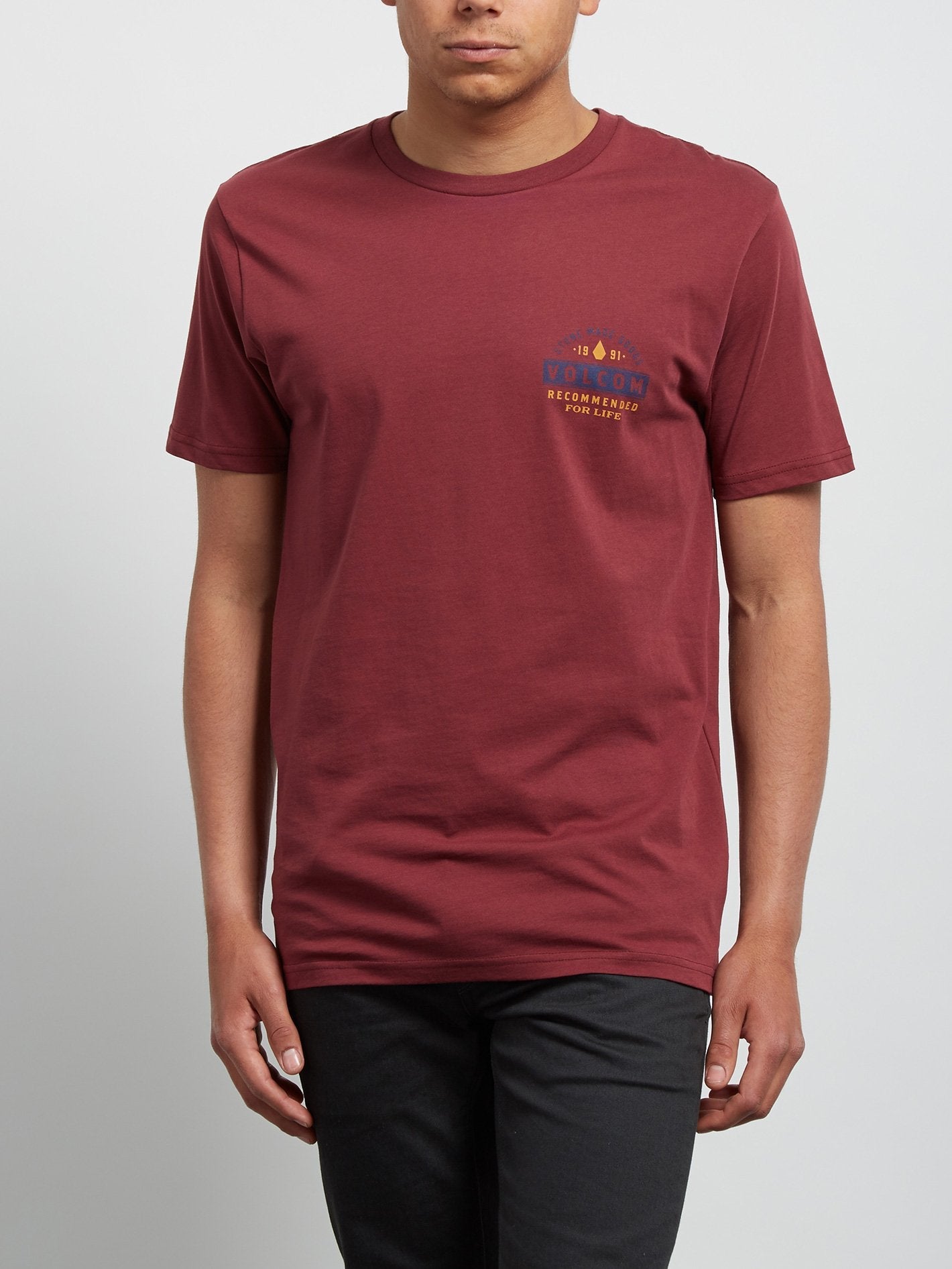 T-shirt à manches courtes Barred - Crimson