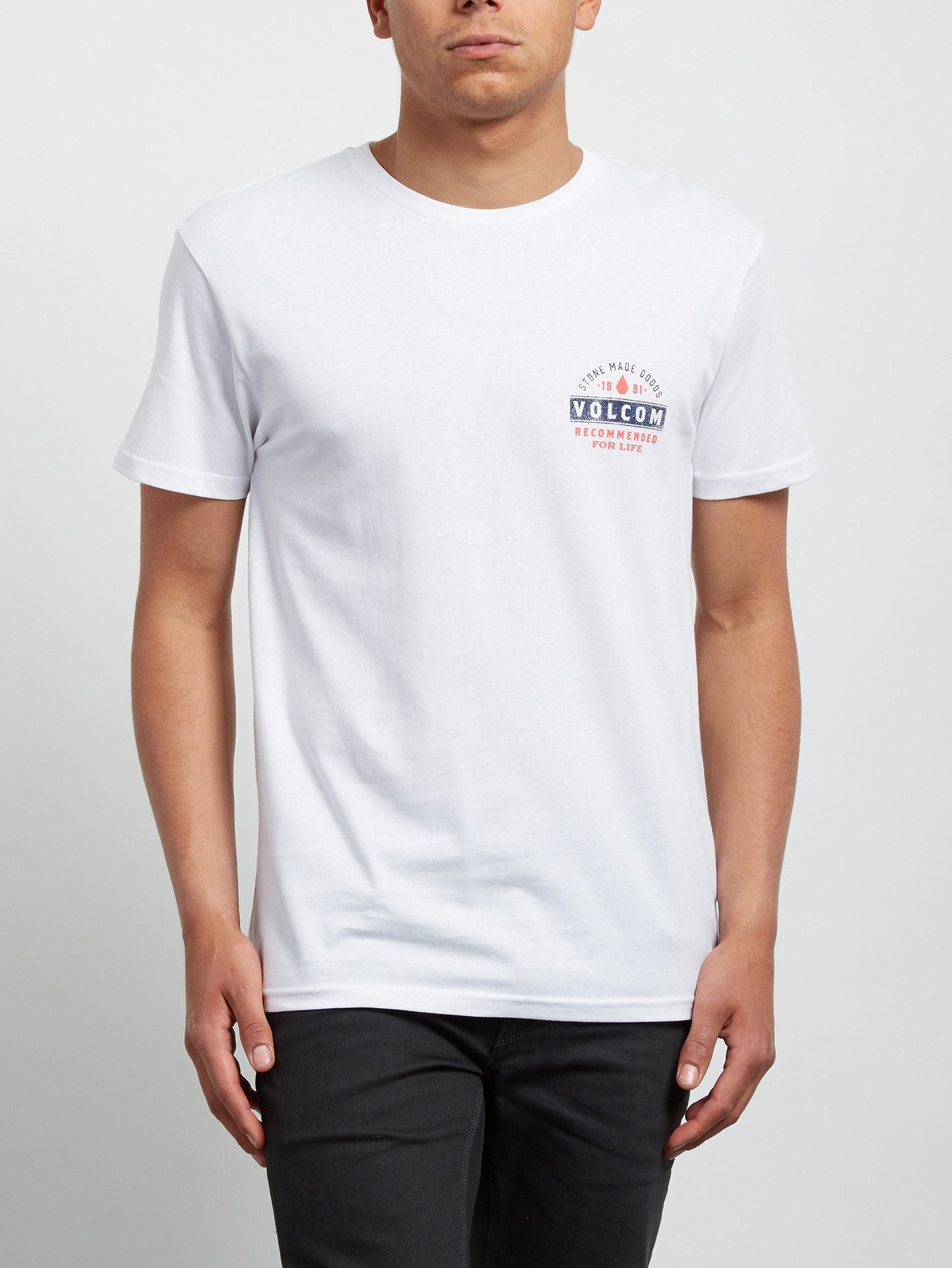 T-shirt à manches courtes Barred - White