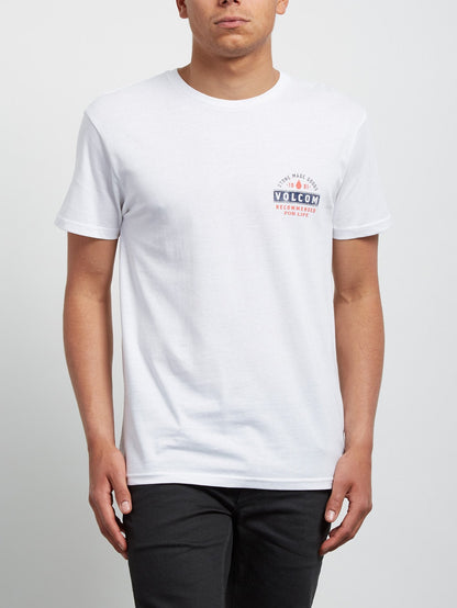 T-shirt à manches courtes Barred - White