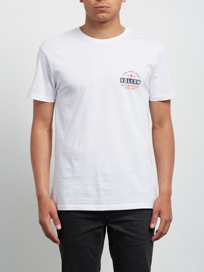 T-shirt à manches courtes Barred - White