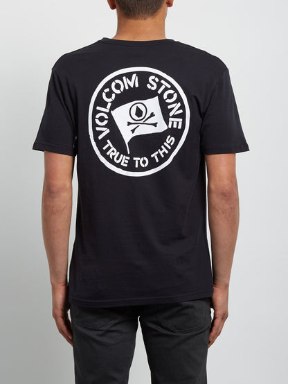 Flag Short Sleeve T-Shirt - Black