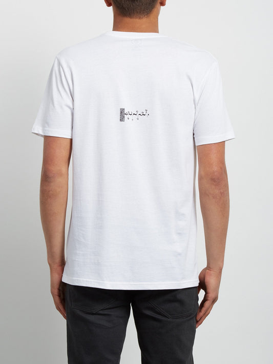 Digital Redux Kurzarm-T-Shirt - Weiß