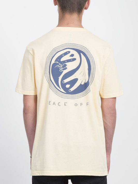 T-shirt Peace Off - Light Peach