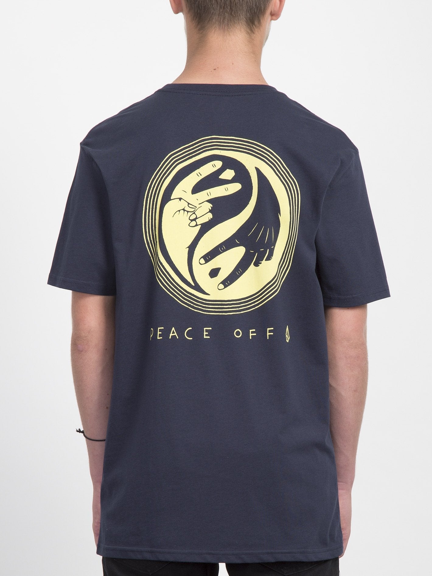 Peace Off T-Shirt - Marineblau