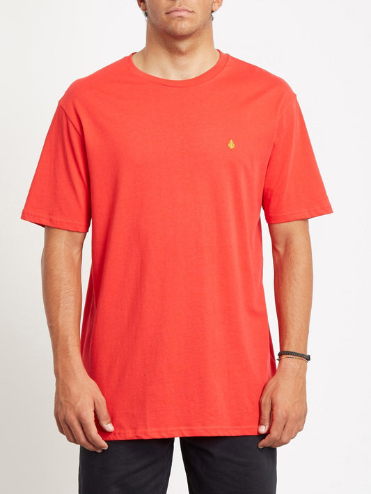 Stone Blanks T-Shirt - FEURIG ROT