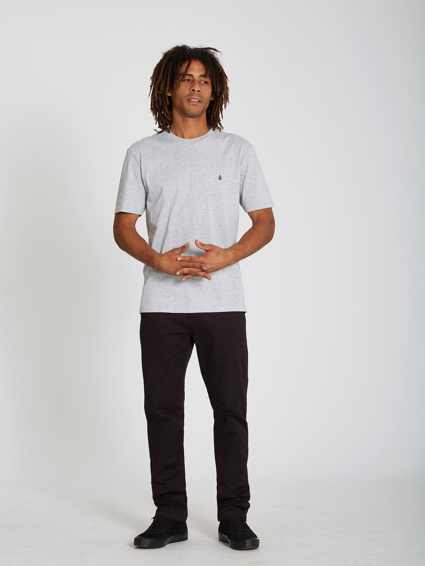 Stone Blanks T-shirt - HEATHER GRAY