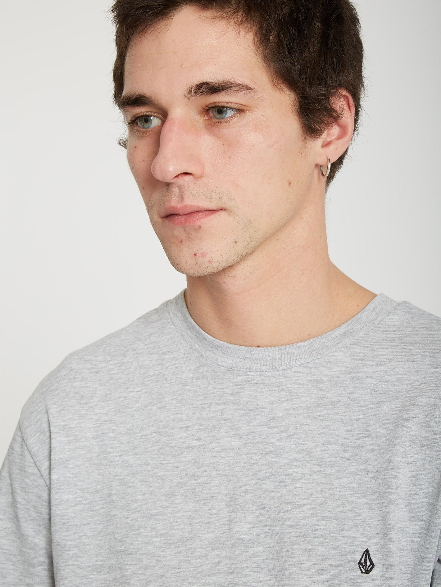 Stone Blanks T-shirt - HEATHER GRAY