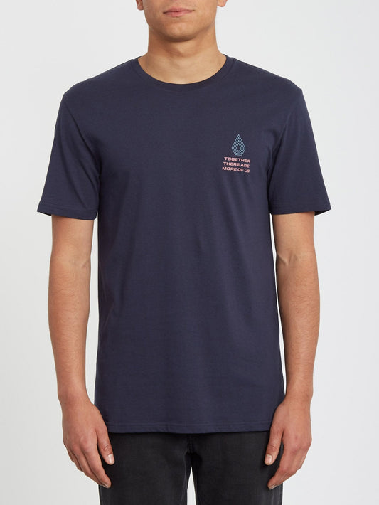 Strahlungs-T-Shirt - MARINEBLAU