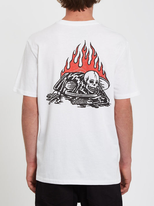 T-shirt Volcom Zombie - WHITE