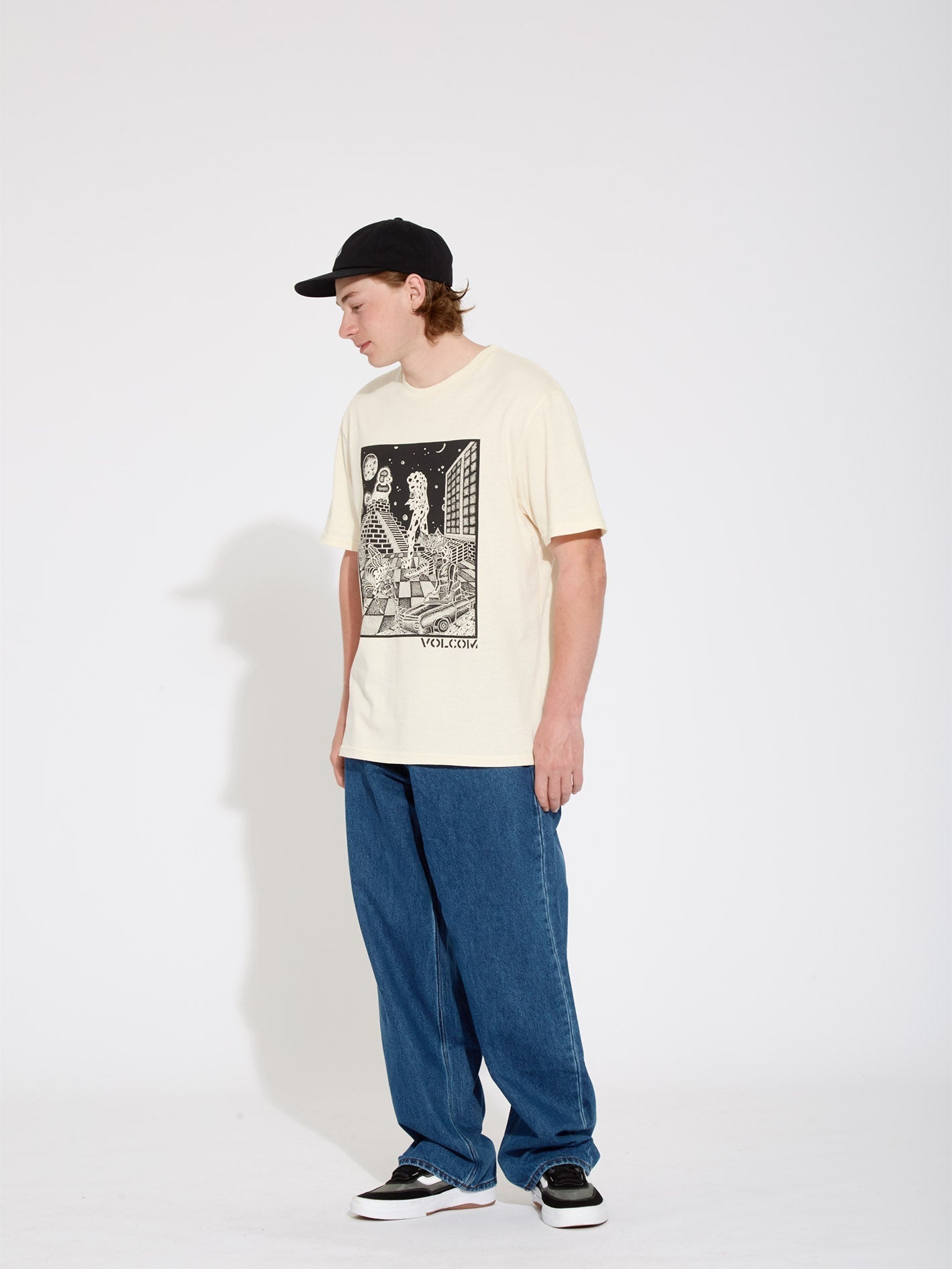 T-shirt Stone Enchantment - WHITECAP GREY