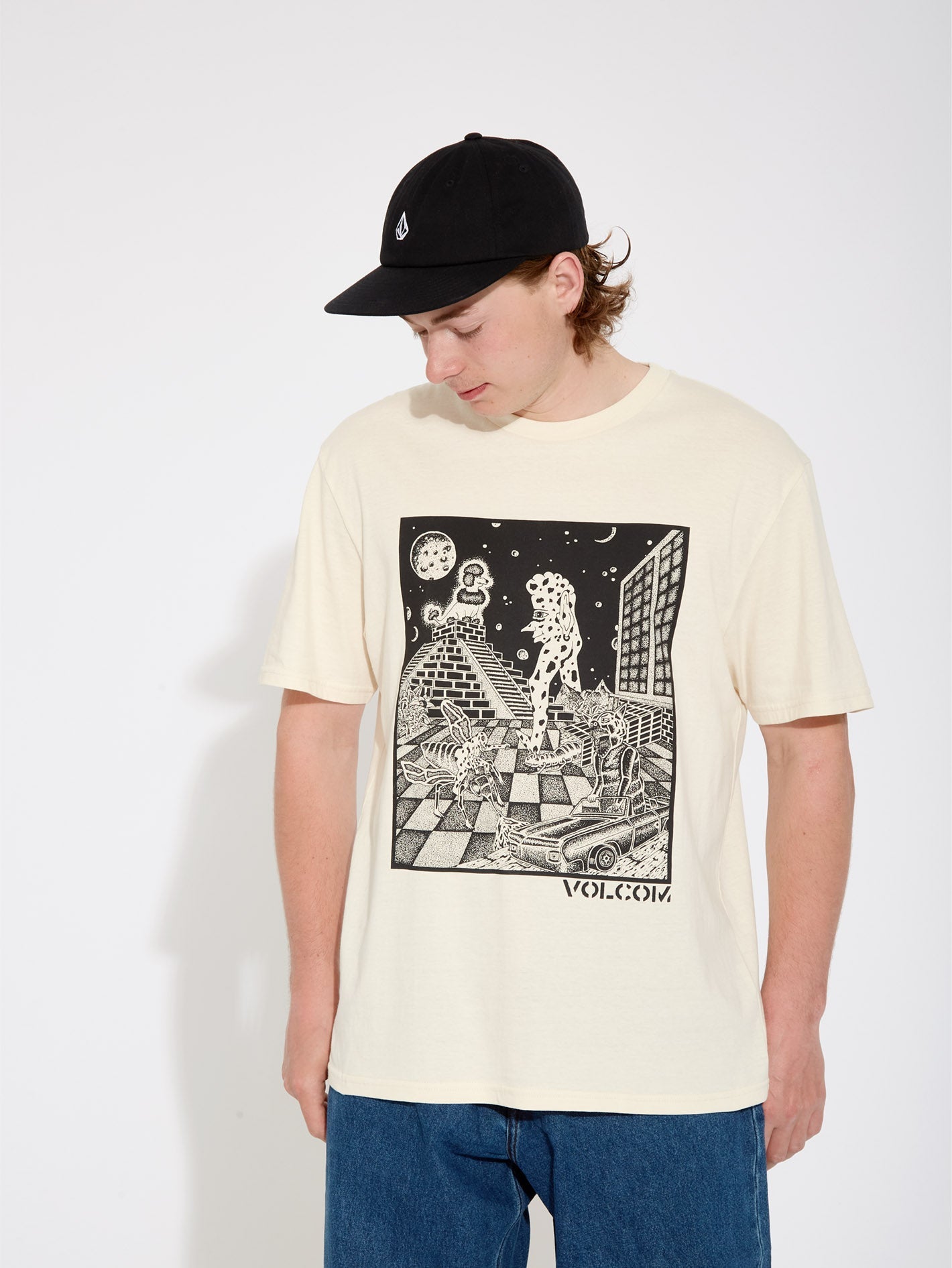 T-shirt Stone Enchantment - WHITECAP GREY