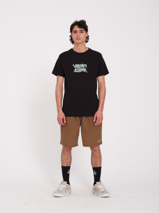 T-shirt Justin Hager In Type - BLACK