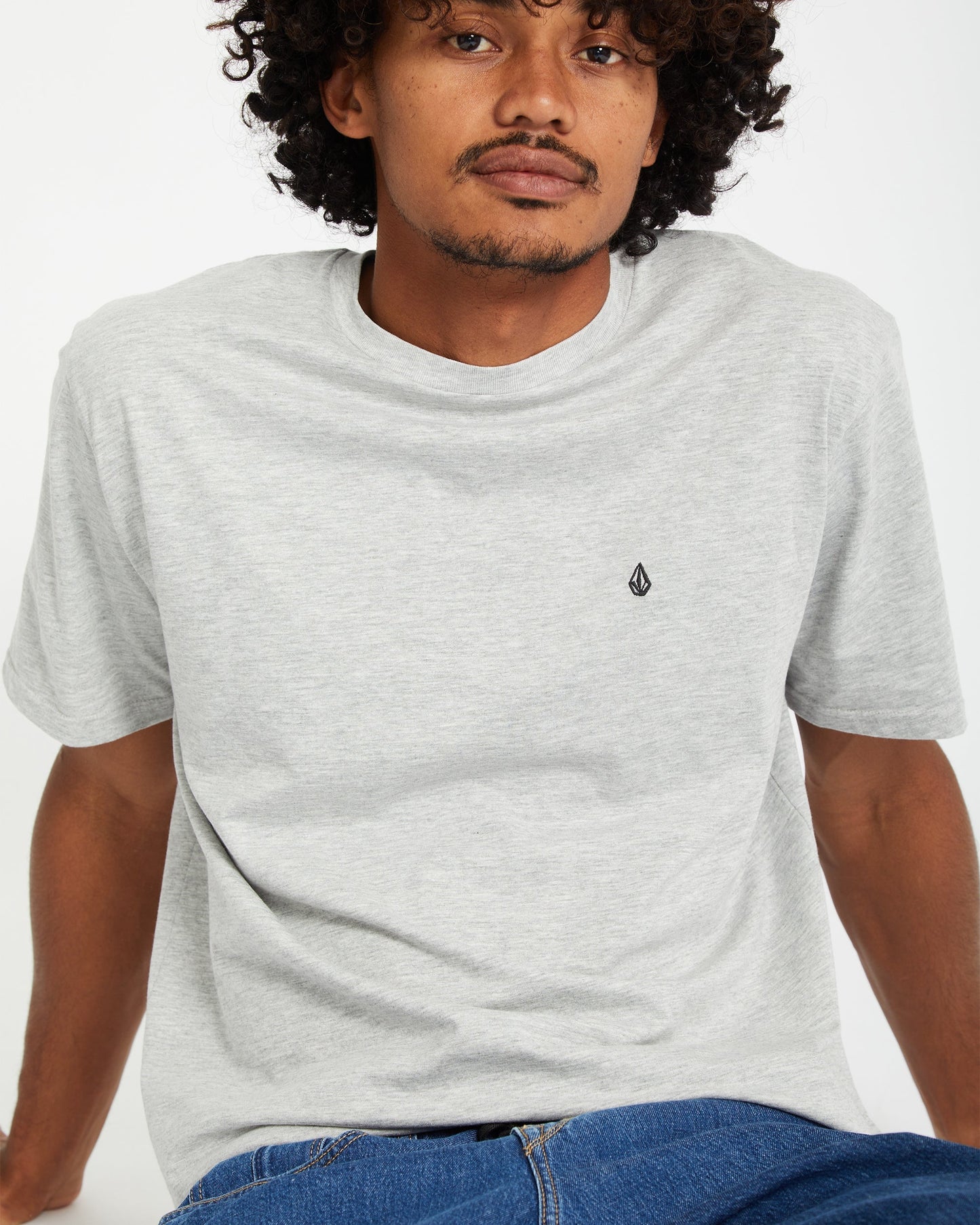 Stone Blanks T-shirt - HEATHER GRAY
