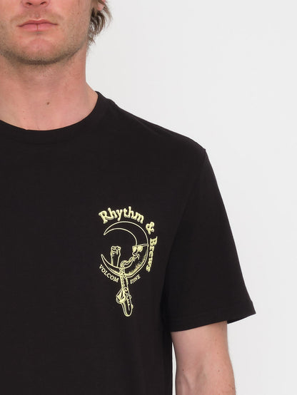 Rhythm 1991 T-shirt - BLACK
