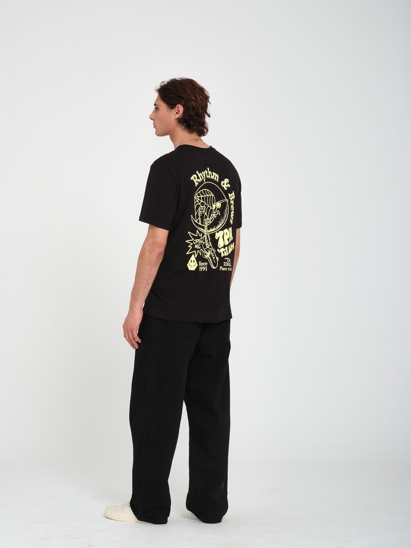 Rhythm 1991 T-shirt - BLACK