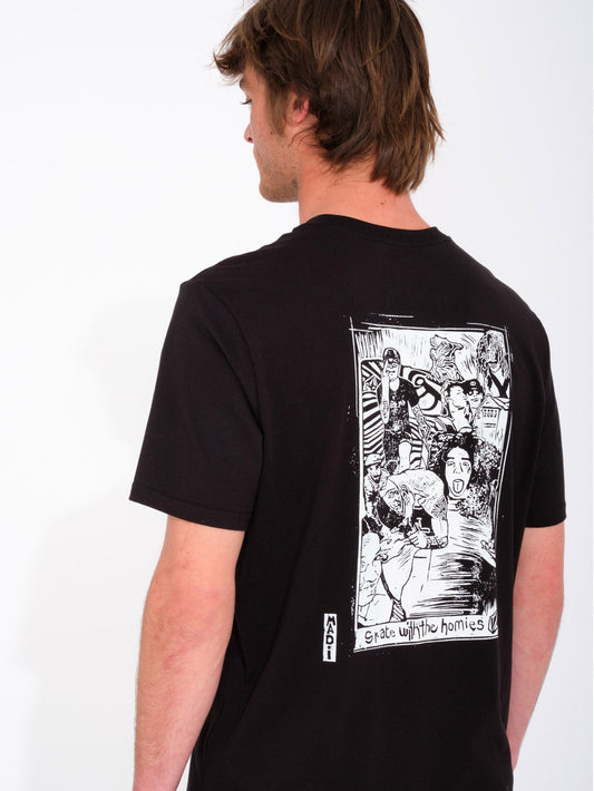 Maditi T-Shirt - SCHWARZ