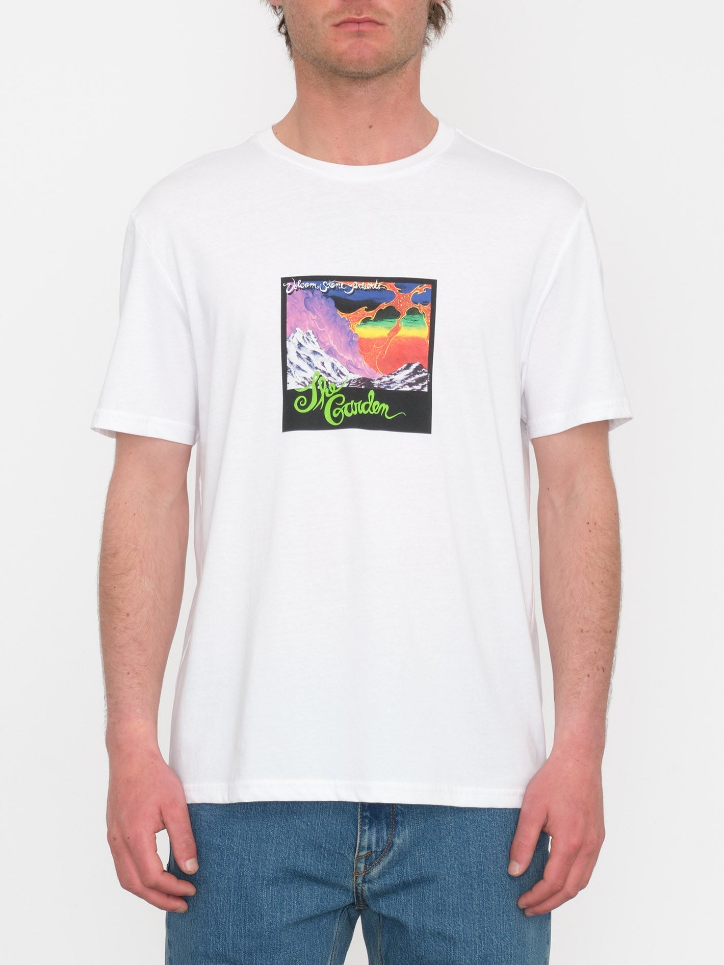 V Ent The Garden T-Shirt - WEISS