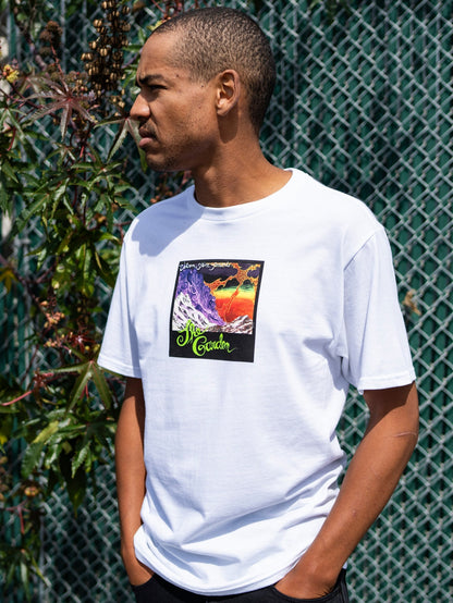 V Ent The Garden T-Shirt - WEISS