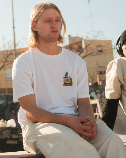 T-shirt Catv - WHITE