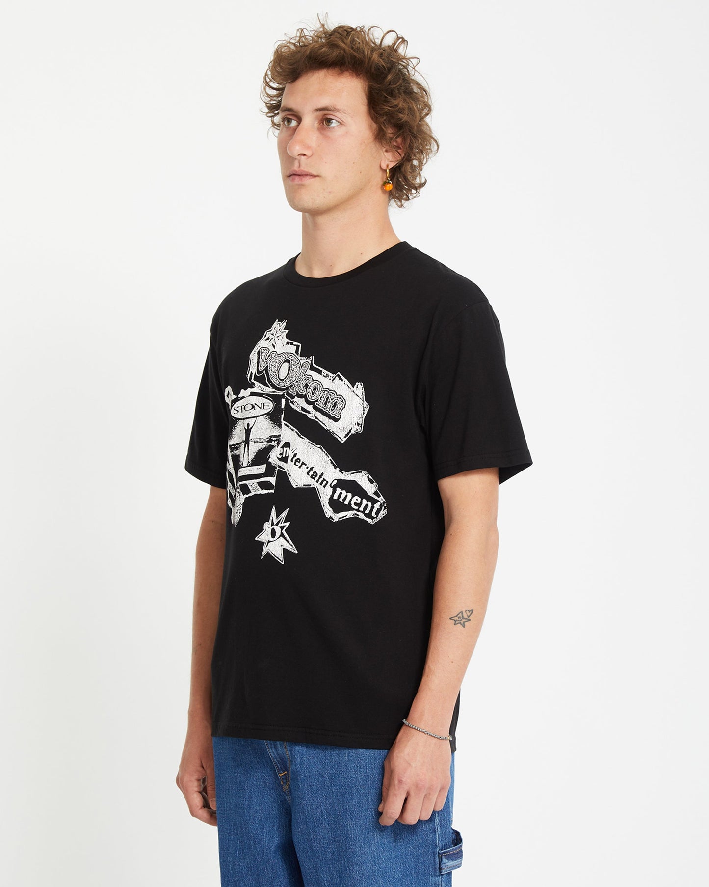 V Ent T-Shirt - SCHWARZ