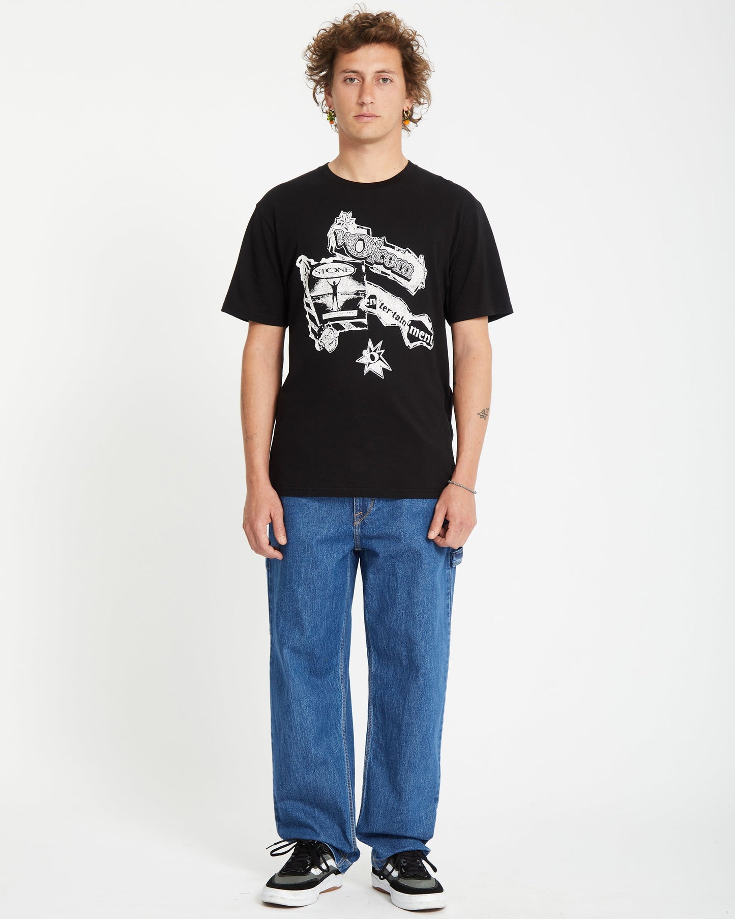 V Ent T-Shirt - SCHWARZ