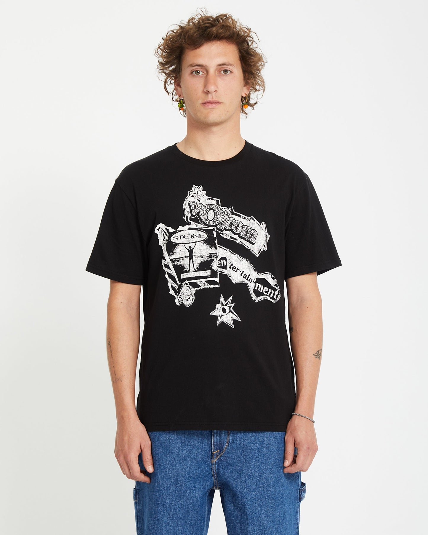 V Ent T-Shirt - SCHWARZ
