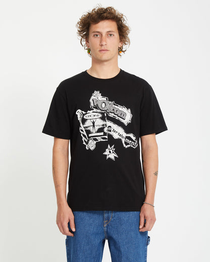 V Ent T-Shirt - SCHWARZ
