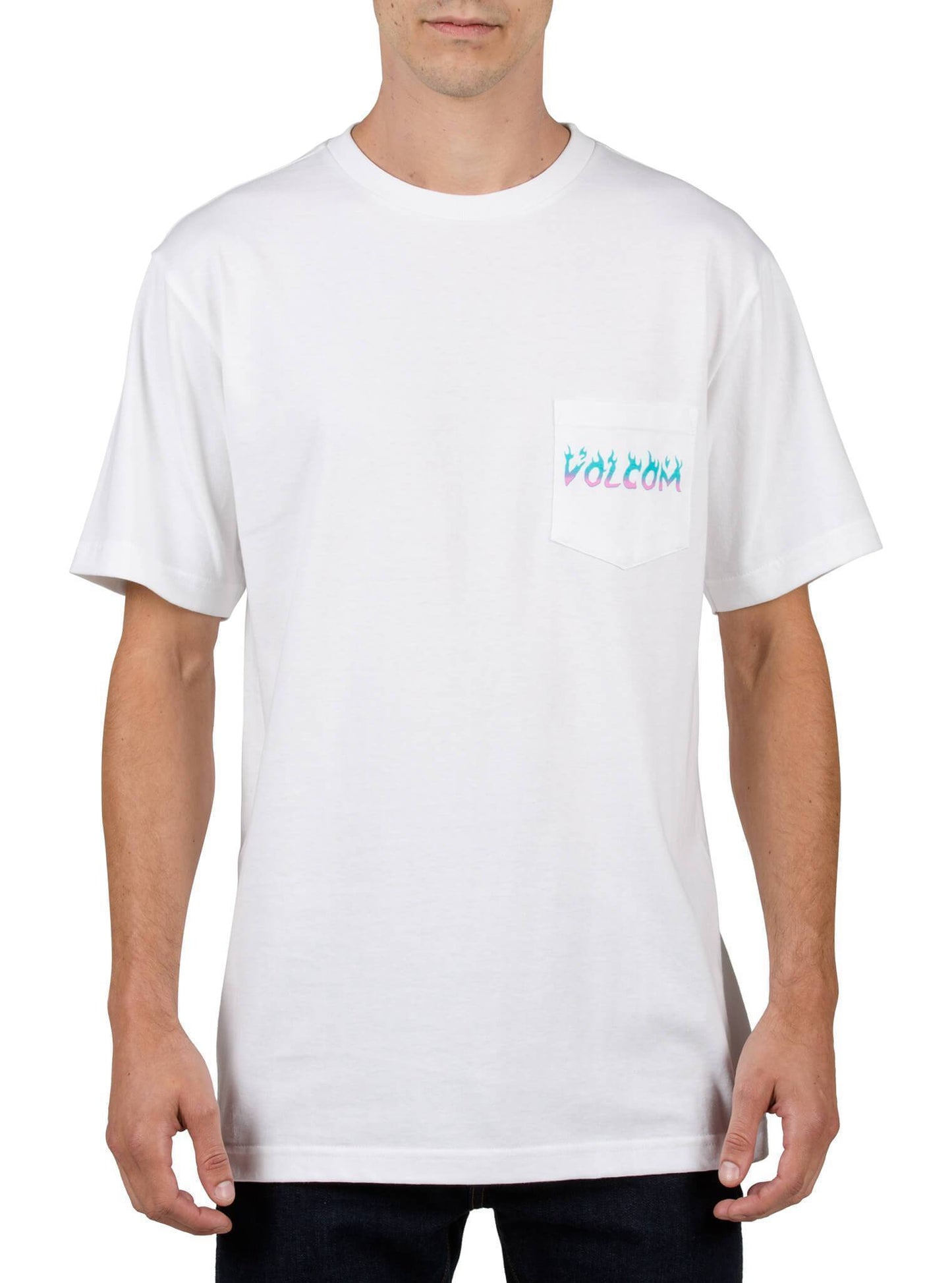 T-Shirt À Poche Shred Head - White