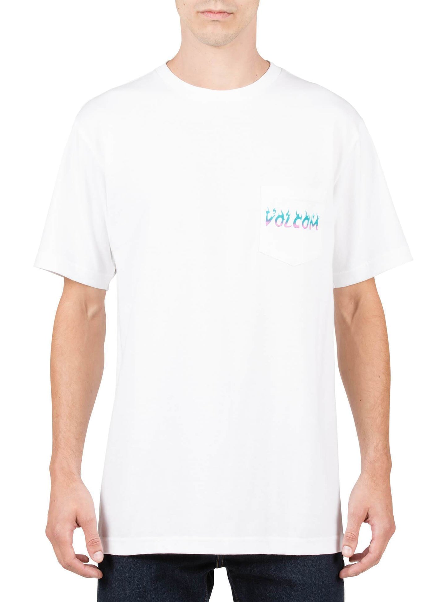 T-Shirt À Poche Shred Head - White