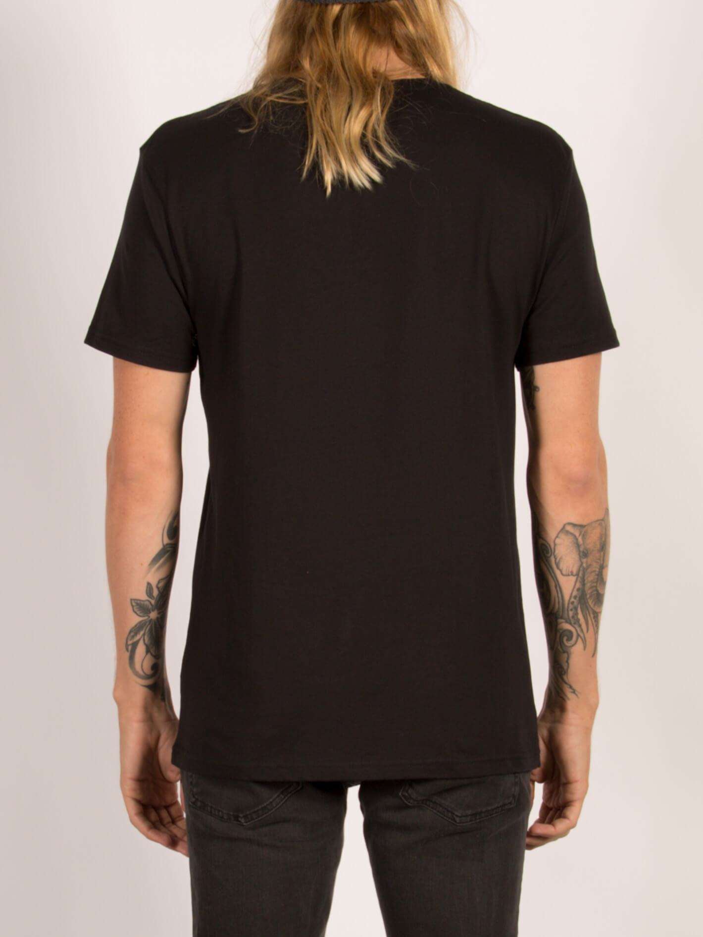 T-shirt manches courtes Circle Stone - Black