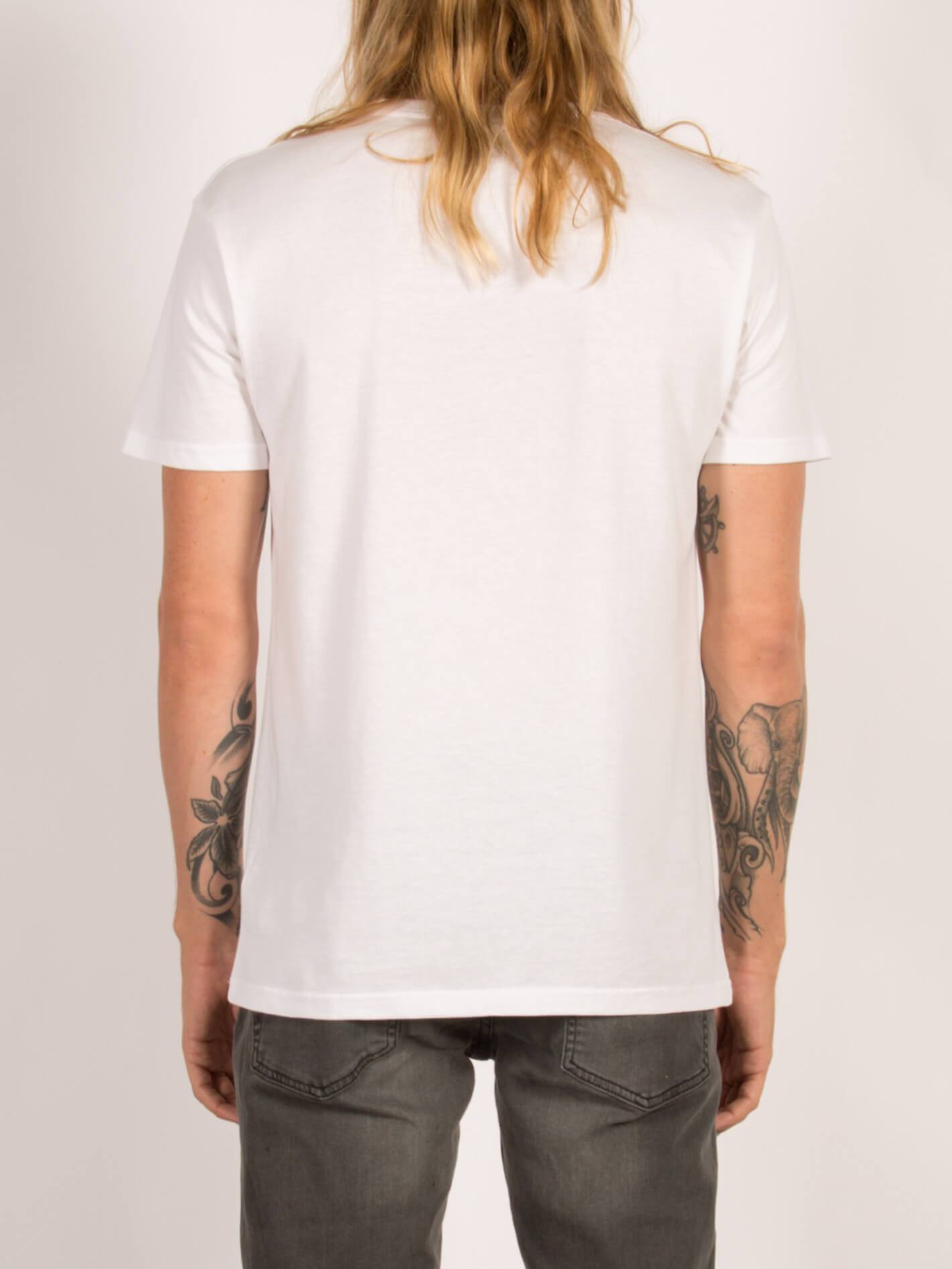 T-shirt manches courtes Circle Stone - White