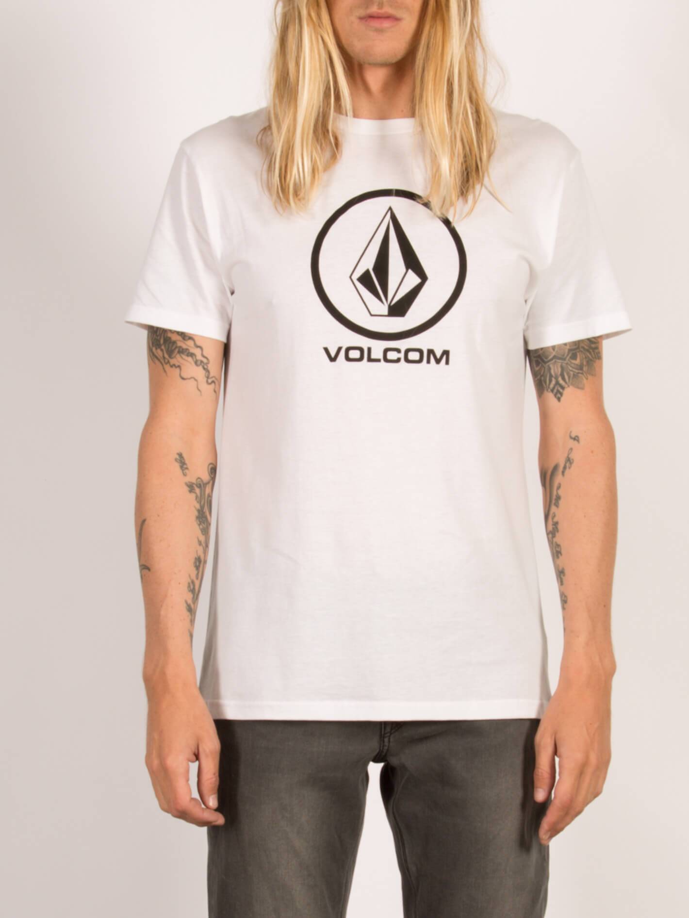 T-shirt manches courtes Circle Stone - White