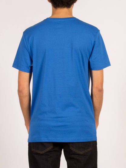 Burnt Kurzarm-T-Shirt – True Blue