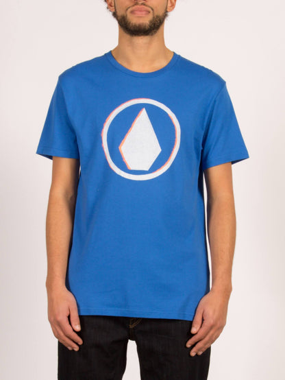Burnt Kurzarm-T-Shirt – True Blue