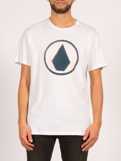 T-shirt manches courtes Burnt - White