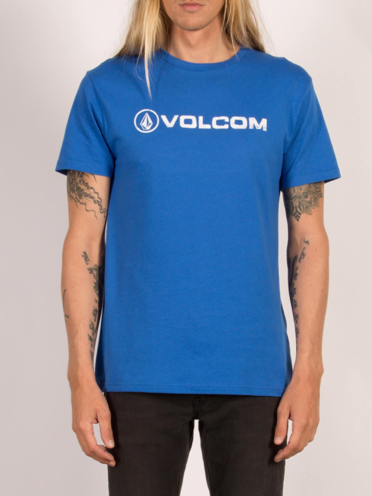 Line Euro short-sleeved t-shirt - True Blue